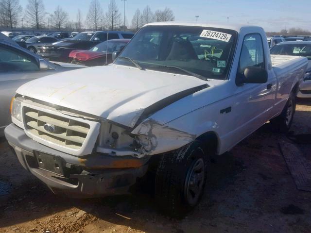 1FTYR10U83PB02076 - 2003 FORD RANGER WHITE photo 2