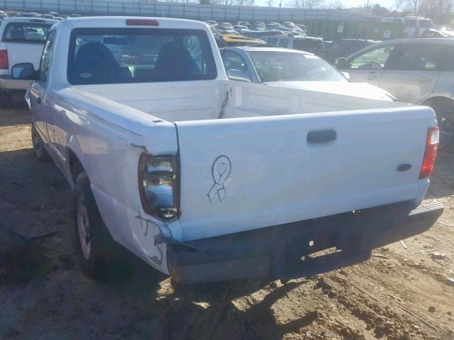 1FTYR10U83PB02076 - 2003 FORD RANGER WHITE photo 3