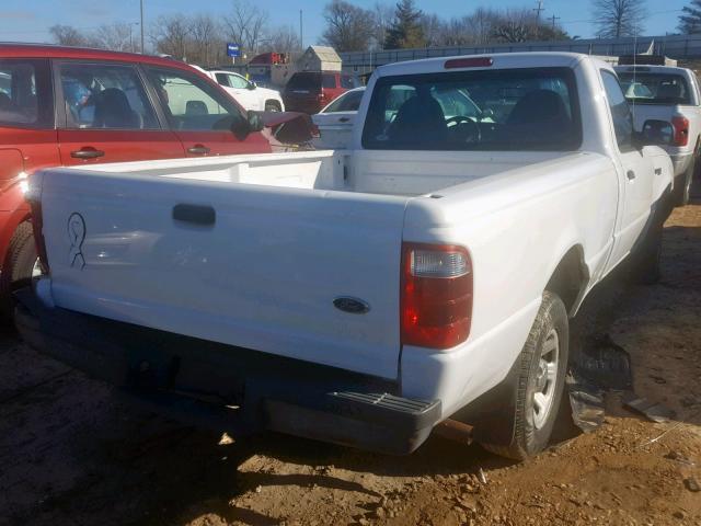 1FTYR10U83PB02076 - 2003 FORD RANGER WHITE photo 4