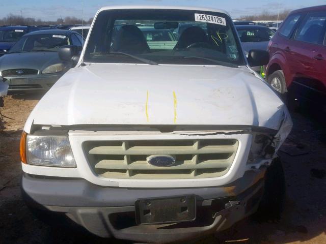 1FTYR10U83PB02076 - 2003 FORD RANGER WHITE photo 7