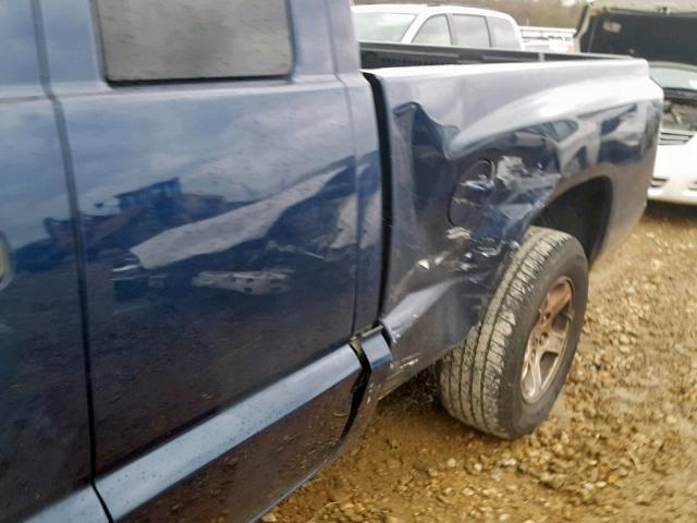 1D7HE42N75S229944 - 2005 DODGE DAKOTA SLT BLUE photo 9