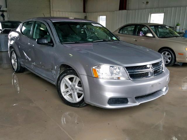 1C3CDZAG5EN184528 - 2014 DODGE AVENGER SE SILVER photo 1