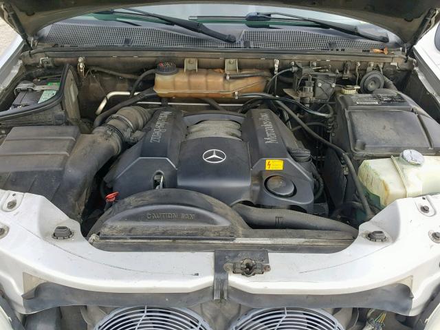 4JGAB54E51A267644 - 2001 MERCEDES-BENZ ML 320 SILVER photo 7