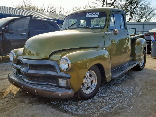 H54K032013 - 1954 CHEVROLET 3100 GREEN photo 2