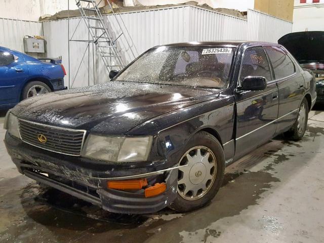 JT8BH28F7V0087102 - 1997 LEXUS LS 400 BLACK photo 2