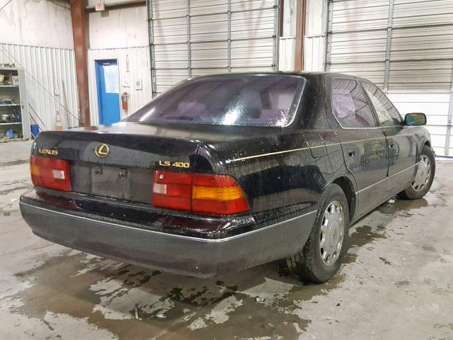 JT8BH28F7V0087102 - 1997 LEXUS LS 400 BLACK photo 4