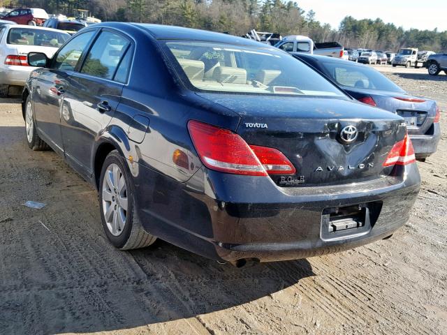 4T1BK36B17U207587 - 2007 TOYOTA AVALON XL BLACK photo 3