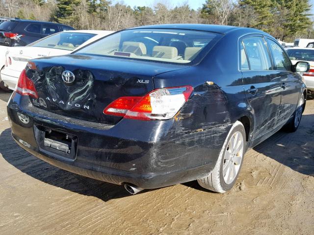 4T1BK36B17U207587 - 2007 TOYOTA AVALON XL BLACK photo 4