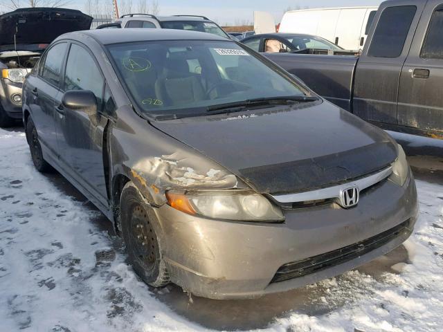 2HGFA163X7H040205 - 2007 HONDA CIVIC DX GRAY photo 1