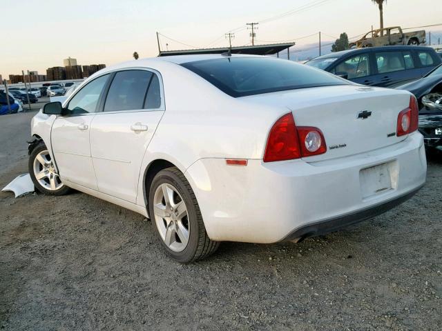 1G1ZA5EU5BF142849 - 2011 CHEVROLET MALIBU LS WHITE photo 3