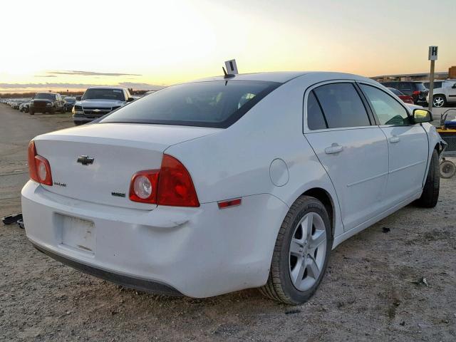 1G1ZA5EU5BF142849 - 2011 CHEVROLET MALIBU LS WHITE photo 4