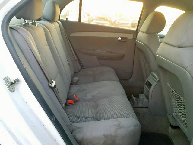 1G1ZA5EU5BF142849 - 2011 CHEVROLET MALIBU LS WHITE photo 6
