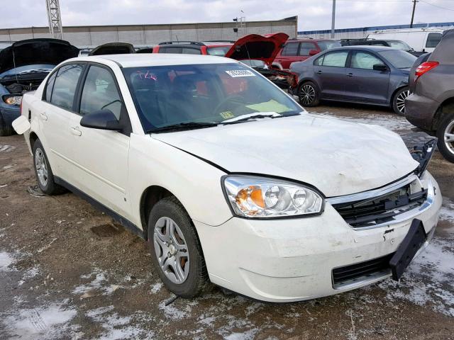 1G1ZS58F87F190329 - 2007 CHEVROLET MALIBU LS WHITE photo 1