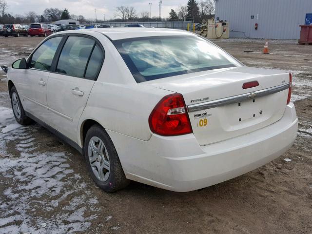 1G1ZS58F87F190329 - 2007 CHEVROLET MALIBU LS WHITE photo 3