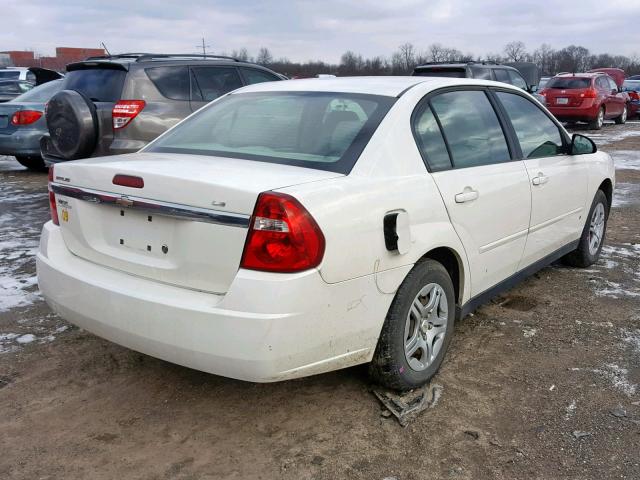 1G1ZS58F87F190329 - 2007 CHEVROLET MALIBU LS WHITE photo 4