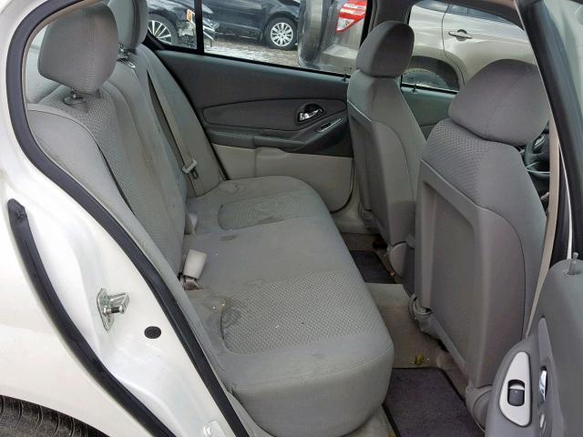 1G1ZS58F87F190329 - 2007 CHEVROLET MALIBU LS WHITE photo 6