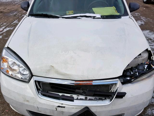 1G1ZS58F87F190329 - 2007 CHEVROLET MALIBU LS WHITE photo 7