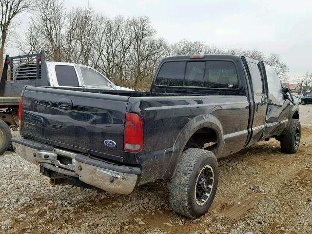 1FTWW31P26EC77640 - 2006 FORD F350 SRW S BLACK photo 4