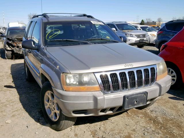 1J4GW48S5YC320669 - 2000 JEEP GRAND CHER GRAY photo 1