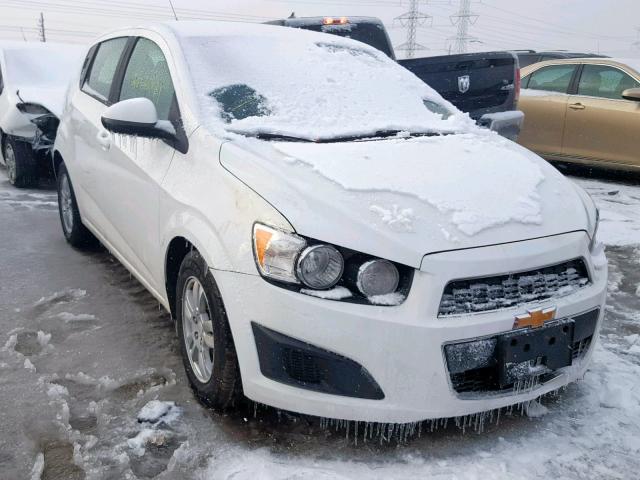 1G1JA6SH2C4199324 - 2012 CHEVROLET SONIC LS WHITE photo 1