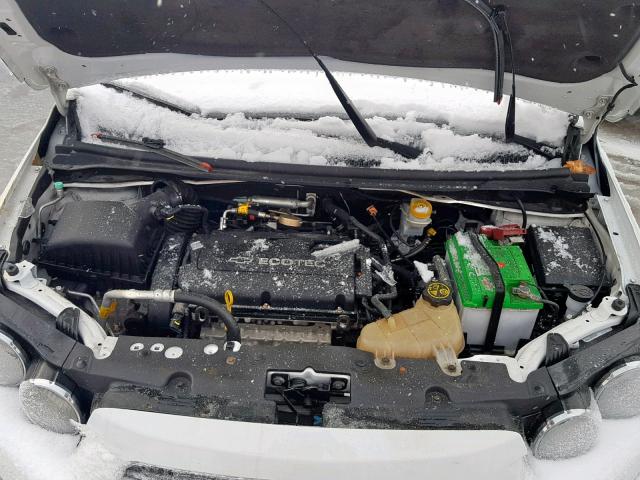 1G1JA6SH2C4199324 - 2012 CHEVROLET SONIC LS WHITE photo 7