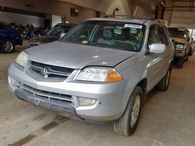 2HNYD18783H555884 - 2003 ACURA MDX TOURIN GRAY photo 2