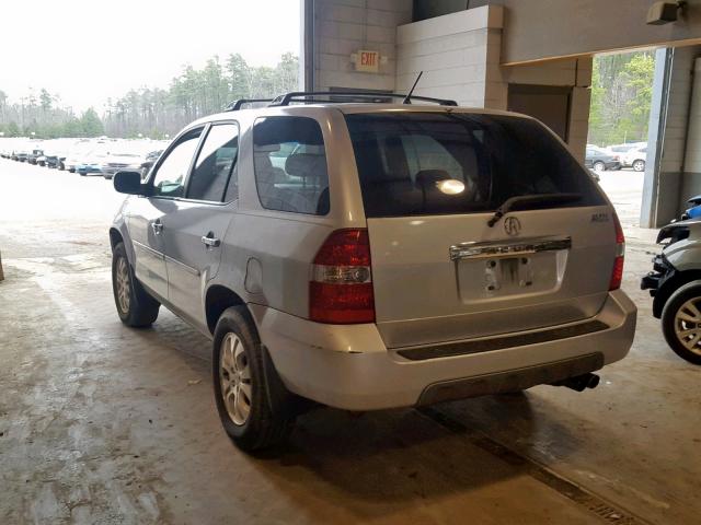 2HNYD18783H555884 - 2003 ACURA MDX TOURIN GRAY photo 3