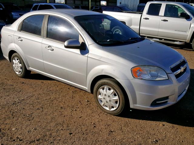 KL1TD5DE3AB050022 - 2010 CHEVROLET AVEO LS SILVER photo 1