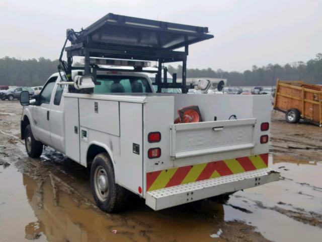 1FD7X2BT6EEB29296 - 2014 FORD F250 SUPER WHITE photo 3