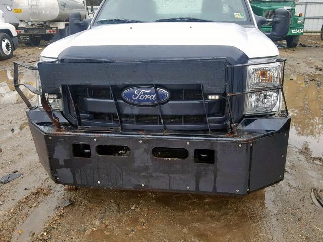 1FD7X2BT6EEB29296 - 2014 FORD F250 SUPER WHITE photo 9