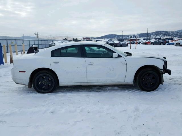 2C3CDXAT5DH521899 - 2013 DODGE CHARGER PO WHITE photo 9