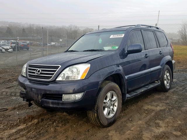 JTJBT20X230017814 - 2003 LEXUS GX 470 BLUE photo 2