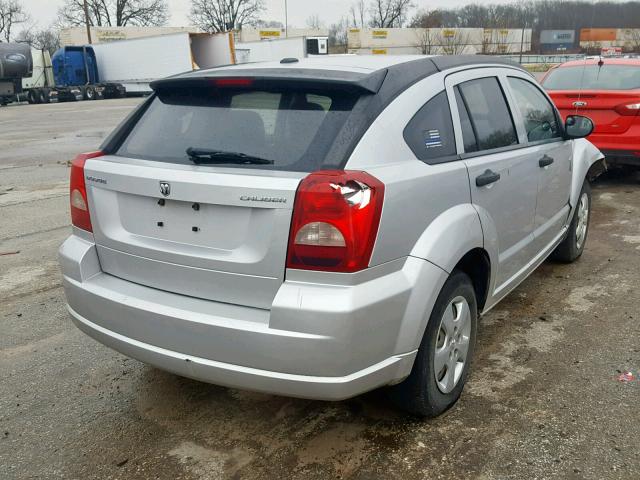 1B3CB1HA7BD196526 - 2011 DODGE CALIBER EX SILVER photo 4