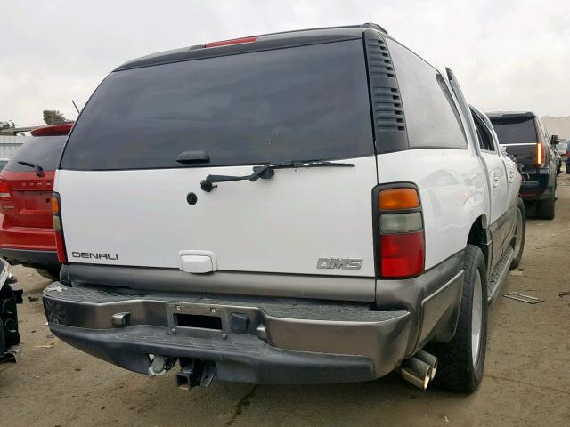 1GKFK66U55J260627 - 2005 GMC YUKON XL D WHITE photo 4