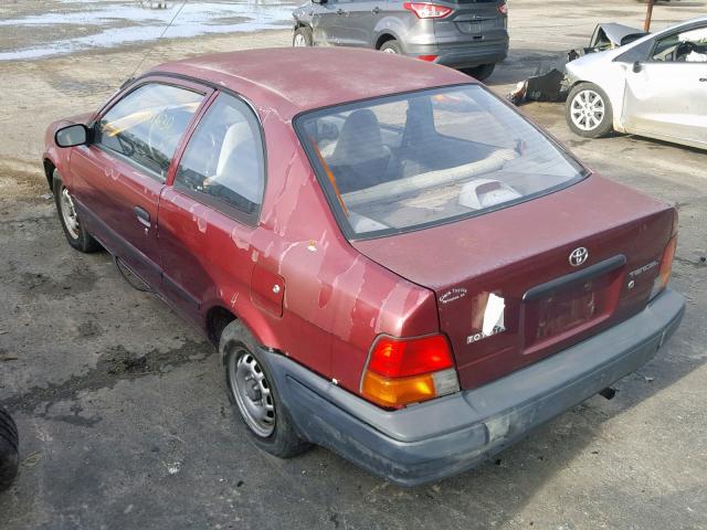 JT2AC52L4T0191676 - 1996 TOYOTA TERCEL STD MAROON photo 3