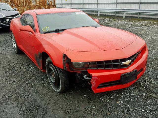 2G1FA1E32D9193806 - 2013 CHEVROLET CAMARO LS ORANGE photo 1