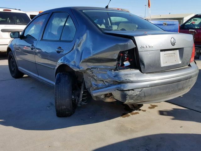 3VWRK69M13M134640 - 2003 VOLKSWAGEN JETTA GL GRAY photo 3