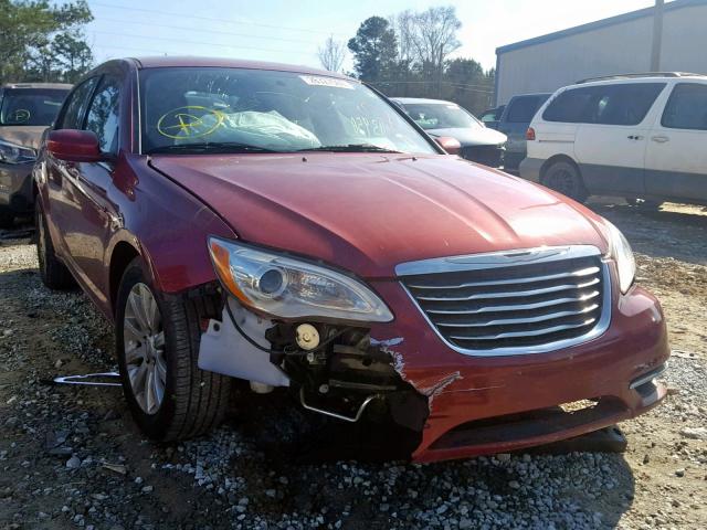 1C3CCBBB5EN151316 - 2014 CHRYSLER 200 TOURIN RED photo 1