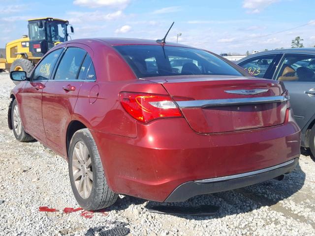 1C3CCBBB5EN151316 - 2014 CHRYSLER 200 TOURIN RED photo 3