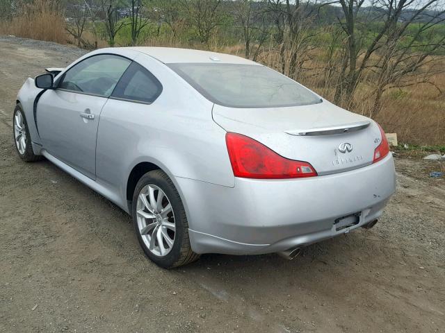 JN1CV6EL8BM261668 - 2011 INFINITI G37 SILVER photo 3