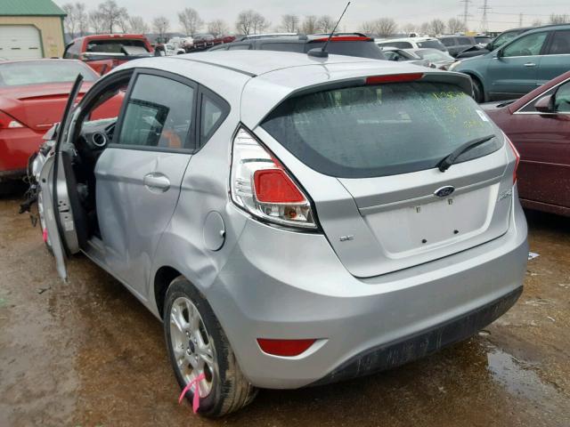 3FADP4EJ7FM115471 - 2015 FORD FIESTA SE SILVER photo 3