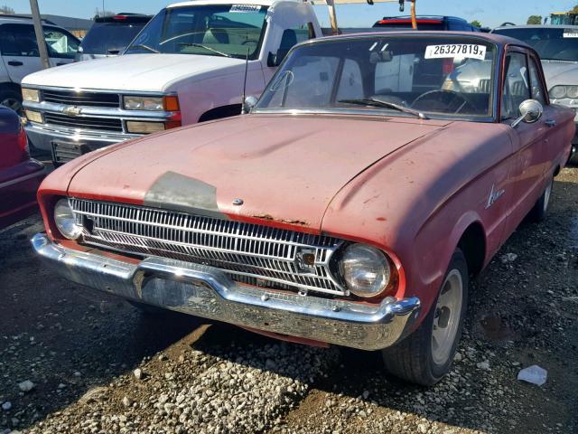 0K11S164547 - 1961 FORD FALCON RED photo 2