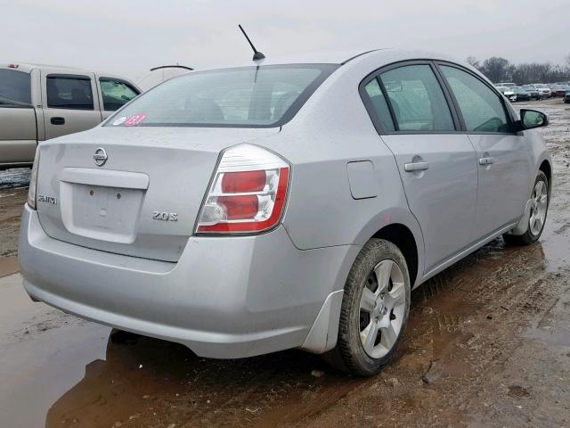 3N1AB61E27L625706 - 2007 NISSAN SENTRA 2.0 SILVER photo 4