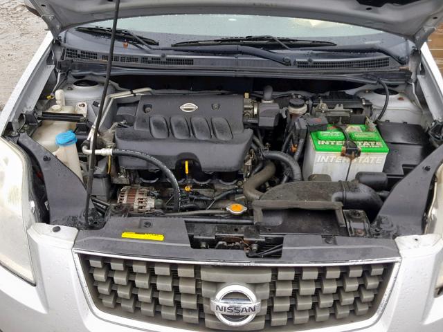 3N1AB61E27L625706 - 2007 NISSAN SENTRA 2.0 SILVER photo 7