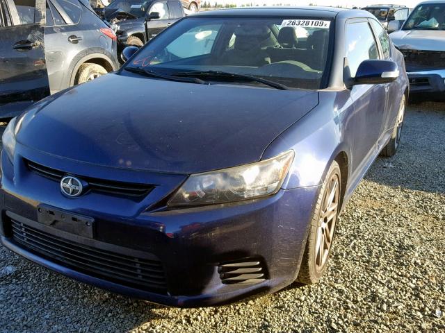 JTKJF5C77B3003979 - 2011 TOYOTA SCION TC ლურჯი ფოტო 2