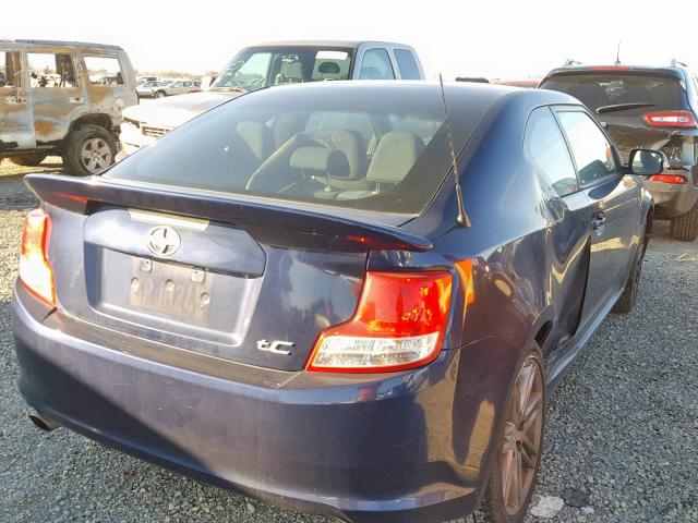JTKJF5C77B3003979 - 2011 TOYOTA SCION TC ლურჯი ფოტო 4