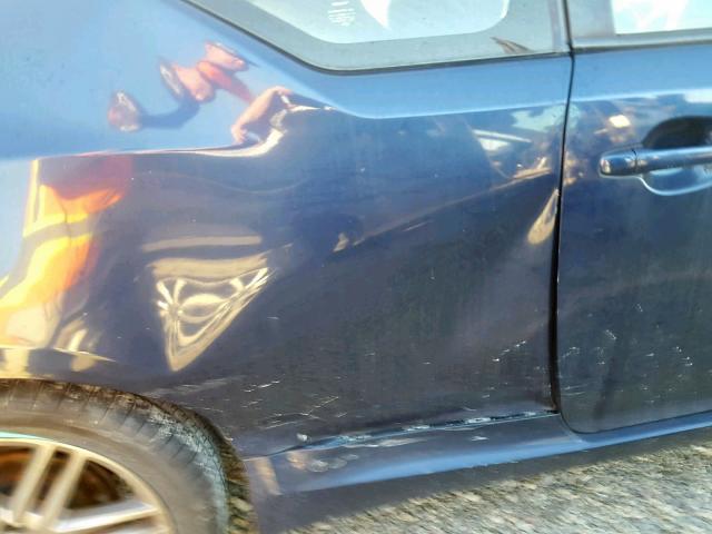 JTKJF5C77B3003979 - 2011 TOYOTA SCION TC ლურჯი ფოტო 9