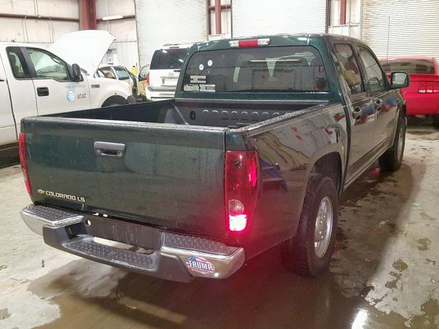 1GCCS138448170447 - 2004 CHEVROLET COLORADO GREEN photo 4