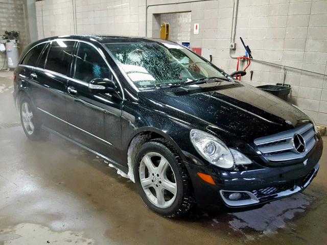 4JGCB65E17A058357 - 2007 MERCEDES-BENZ R 350 BLACK photo 1