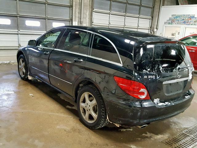 4JGCB65E17A058357 - 2007 MERCEDES-BENZ R 350 BLACK photo 3